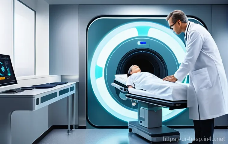 간암 치료를 위한 다학제적 접근 - **"A vibrant and hopeful scene set in a modern, brightly lit hospital. A diverse medical team, inclu...