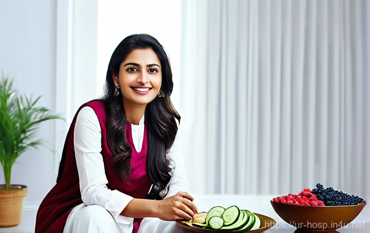 비뇨기과에서 다루는 주요 질환 - **Prompt: Empowered Woman Practicing Proactive Urological Health**
    A vibrant, healthy South Asia...